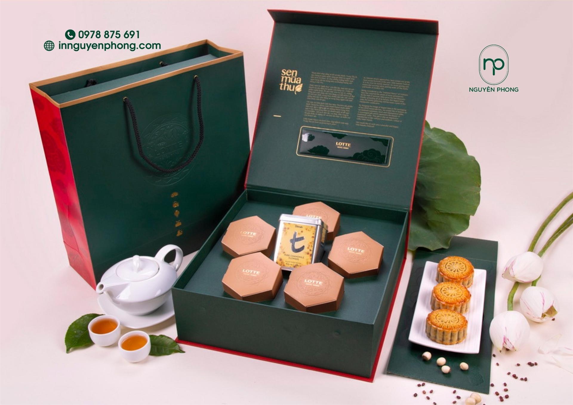 Mẫu hộp nam châm đựng bánh trung thu 
